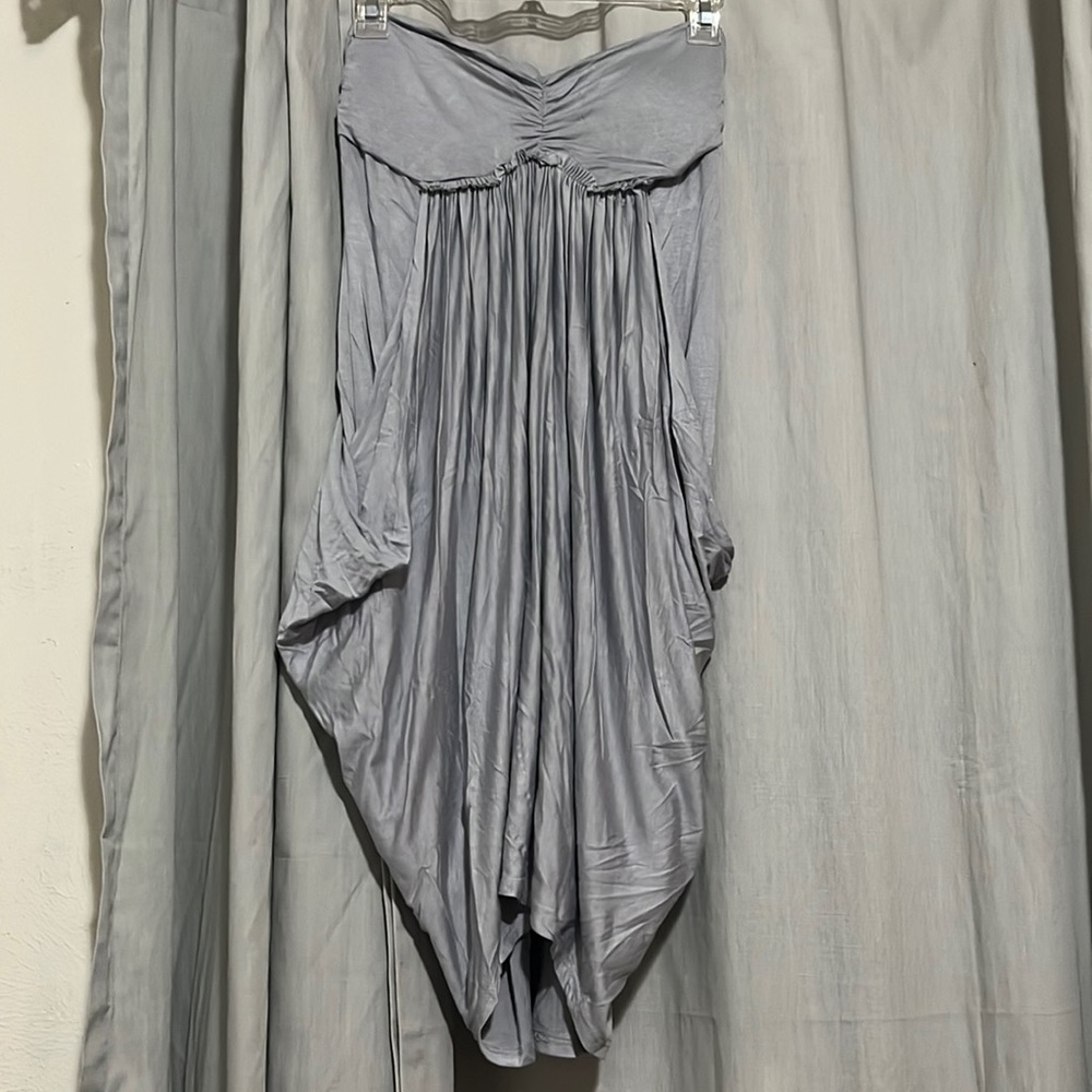 Cute grey tube tube top dress